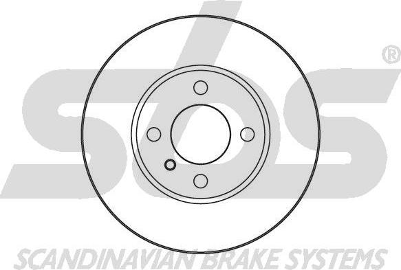 SBS 1815201517 - Гальмівний диск autocars.com.ua