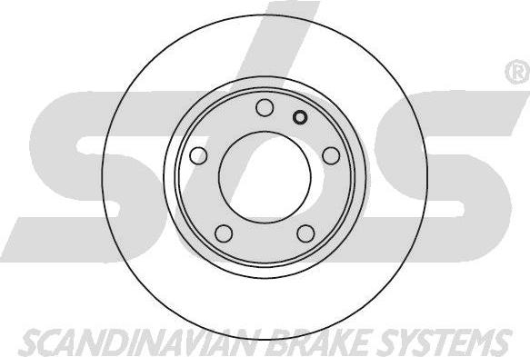 SBS 1815201574 - Гальмівний диск autocars.com.ua