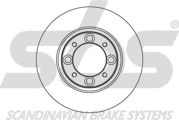 SBS 1815201811 - Гальмівний диск autocars.com.ua