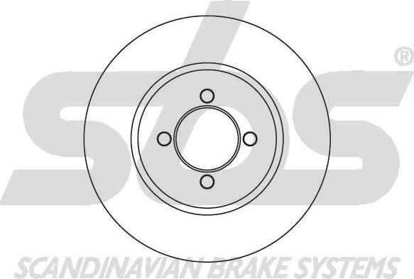 SBS 1815201904 - Гальмівний диск autocars.com.ua