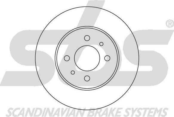 SBS 1815202307 - Гальмівний диск autocars.com.ua