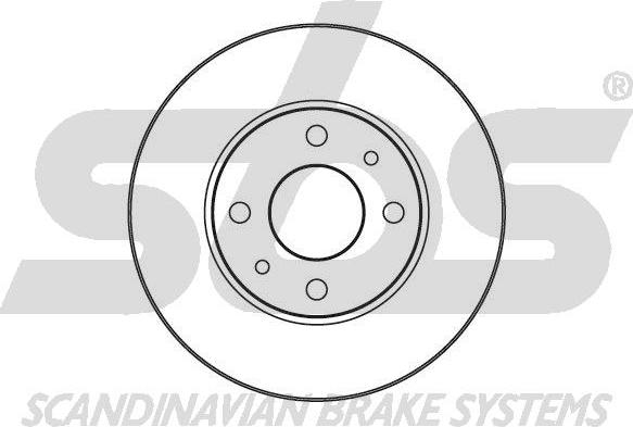 SBS 1815202313 - Гальмівний диск autocars.com.ua