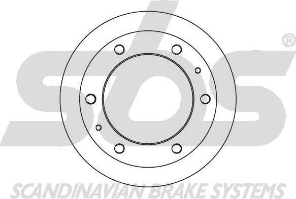 SBS 1815202319 - Гальмівний диск autocars.com.ua