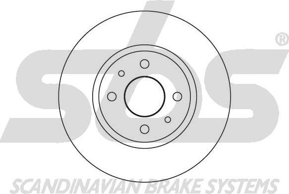 SBS 1815202328 - Гальмівний диск autocars.com.ua