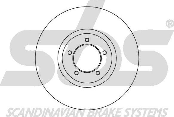 SBS 1815202511 - Гальмівний диск autocars.com.ua