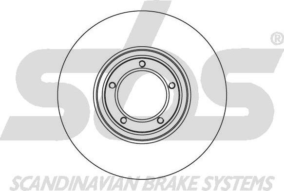 SBS 1815202518 - Гальмівний диск autocars.com.ua