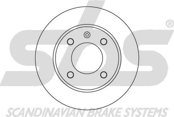 SBS 1815202525 - Тормозной диск autodnr.net