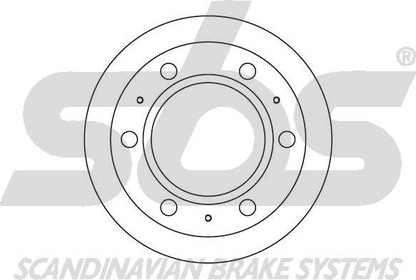 SBS 1815202527 - Тормозной диск autodnr.net