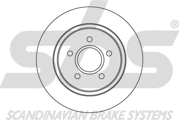 SBS 1815202559 - Гальмівний диск autocars.com.ua