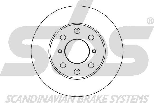 SBS 1815202617 - Гальмівний диск autocars.com.ua