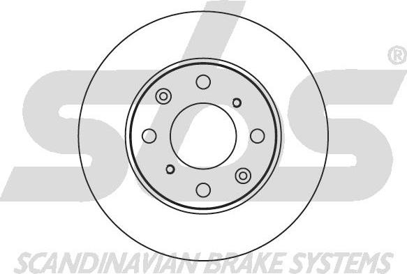 SBS 1815202665 - Гальмівний диск autocars.com.ua