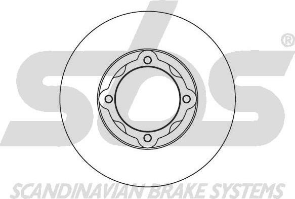 SBS 1815203001 - Гальмівний диск autocars.com.ua