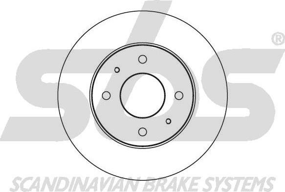 SBS 1815203008 - Гальмівний диск autocars.com.ua