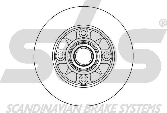 SBS 1815203214 - Гальмівний диск autocars.com.ua