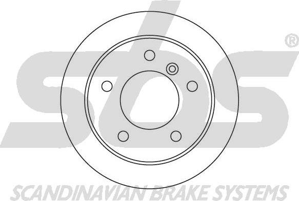 SBS 1815203337 - Гальмівний диск autocars.com.ua