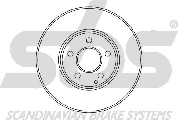 SBS 1815203381 - Тормозной диск autodnr.net