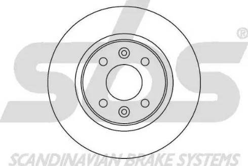 SBS 1815203928 - Гальмівний диск autocars.com.ua