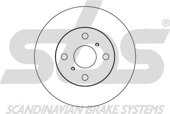 SBS 1815204515 - Гальмівний диск autocars.com.ua