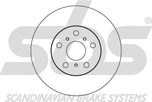 SBS 1815204538 - Гальмівний диск autocars.com.ua