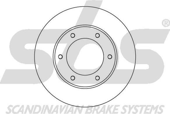 SBS 1815204541 - Гальмівний диск autocars.com.ua