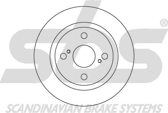 SBS 1815204552 - Гальмівний диск autocars.com.ua