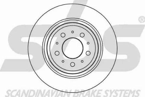 SBS 1815204838 - Гальмівний диск autocars.com.ua