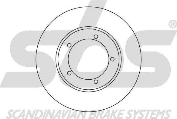 SBS 1815204901 - Тормозной диск avtokuzovplus.com.ua