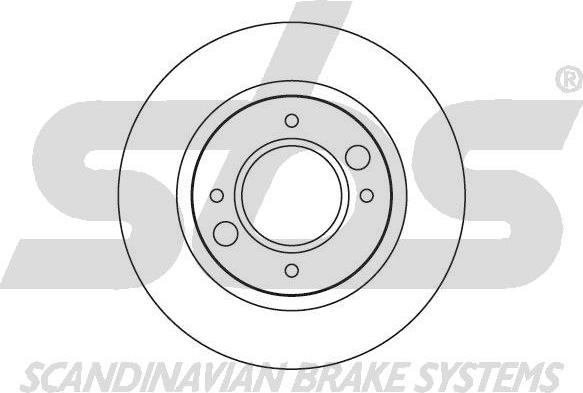 SBS 1815209907 - Гальмівний диск autocars.com.ua