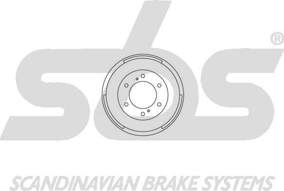 SBS 1825.252219 - Гальмівний барабан autocars.com.ua