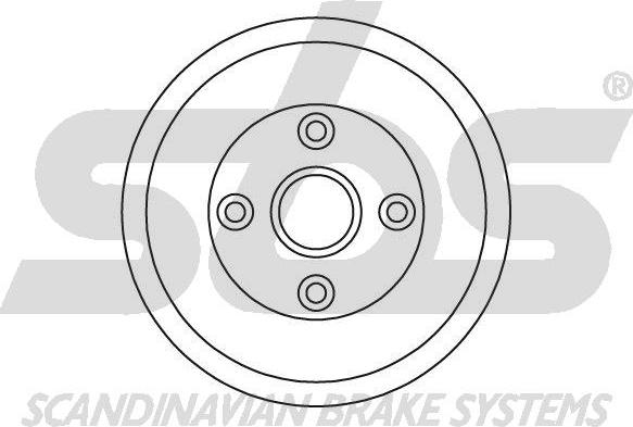 SBS 1825.252607 - Тормозной барабан avtokuzovplus.com.ua