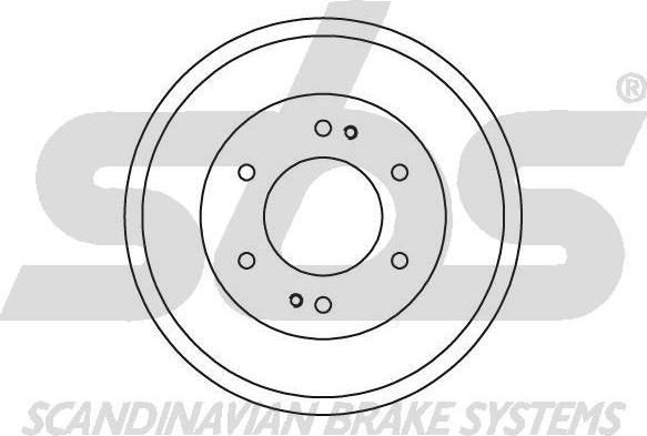 SBS 1825.253407 - Гальмівний барабан autocars.com.ua