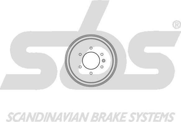 SBS 1825.263601 - Гальмівний барабан autocars.com.ua