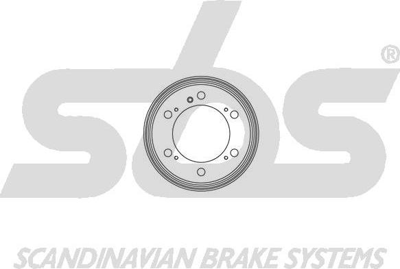 SBS 1825.264707 - Гальмівний барабан autocars.com.ua