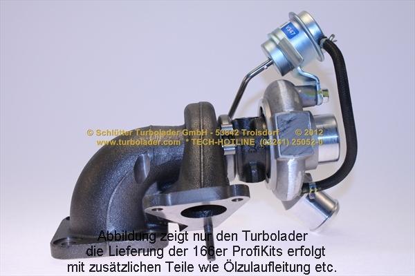 Schlütter Turbolader 166-00045EOL - Турбина, компрессор autodnr.net