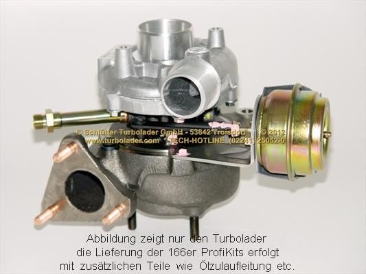 Schlütter Turbolader 166-00050 - Компресор, наддув autocars.com.ua