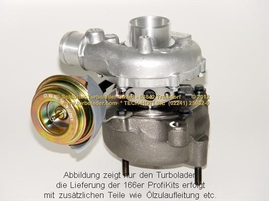 Schlütter Turbolader 166-00050 - Компресор, наддув autocars.com.ua