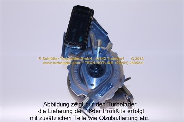 Schlütter Turbolader 166-00055EOL - Компресор, наддув autocars.com.ua