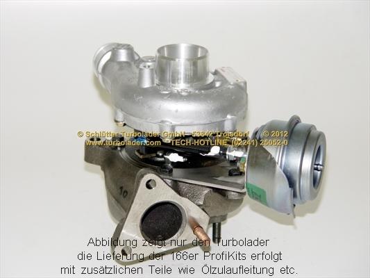 Schlütter Turbolader 166-00100 D - Турбина, компрессор autodnr.net