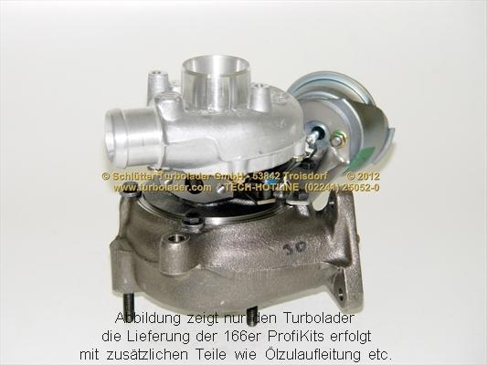 Schlütter Turbolader 166-00100 - Турбина, компрессор autodnr.net