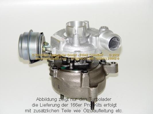 Schlütter Turbolader 166-00110 - Турбина, компрессор autodnr.net