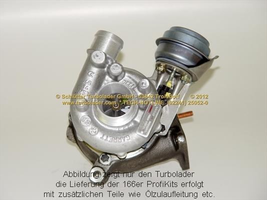 Schlütter Turbolader 166-00130 - Компресор, наддув autocars.com.ua