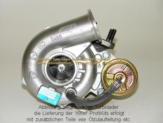 Schlütter Turbolader 166-00155 - Компресор, наддув autocars.com.ua