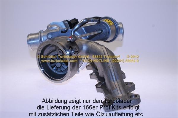 Schlütter Turbolader 166-00225 - Компресор, наддув autocars.com.ua