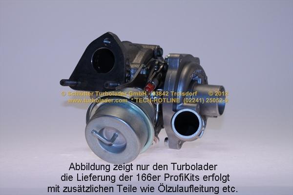 Schlütter Turbolader 166-00235EOL - Турбина, компрессор autodnr.net