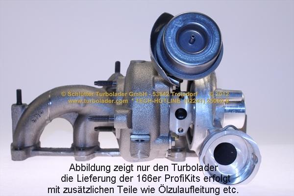 Schlütter Turbolader 166-00270 - Компресор, наддув autocars.com.ua