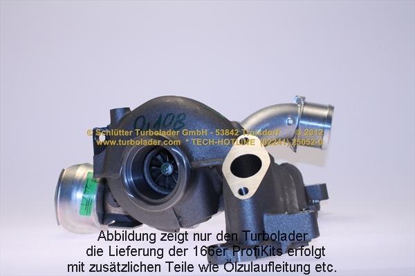 Schlütter Turbolader 166-00286EOL - Компресор, наддув autocars.com.ua