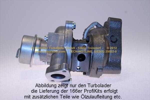 Schlütter Turbolader 166-00305EOL - Компресор, наддув autocars.com.ua