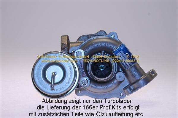 Schlütter Turbolader 166-00305 - Компресор, наддув autocars.com.ua