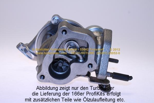 Schlütter Turbolader 166-00305EOL - Компресор, наддув autocars.com.ua