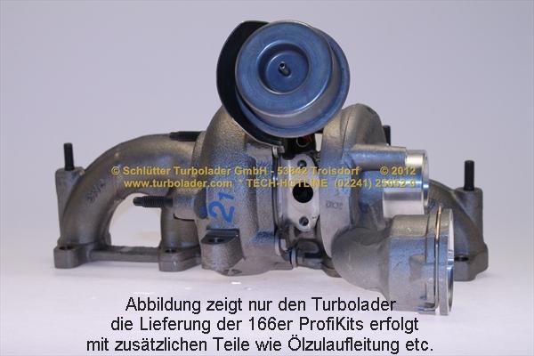 Schlütter Turbolader 166-00350 - Компресор, наддув autocars.com.ua